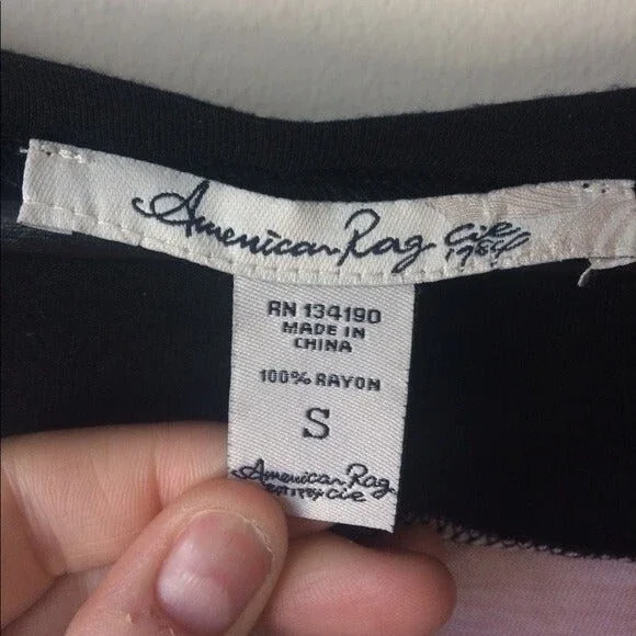 Black Sleeve Rainbow Crop Top - Picture 2 of 5